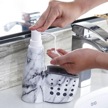 Load image into Gallery viewer, Two-in-one Dispenser And Multifunction Liquid Detergent Storage Box Sponge Container Drainboard Soap Holder
