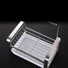 Load image into Gallery viewer, Dishcloth Holder Stainless Steel for Towel Cleaning Cloth Draining Organize Sponge Dish Holder Rack Shelf
